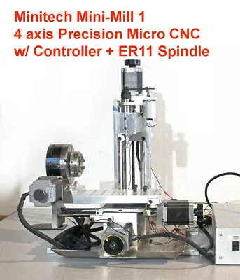 Minitech CNC Micro Milling Machine With ER11 Spindle • $2200