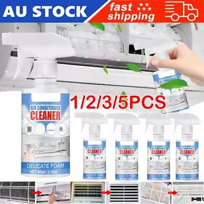 1-5X Air Conditioner Foaming Cleaner Air Con Coil Foam Cleaning Sprays Household • $10.22