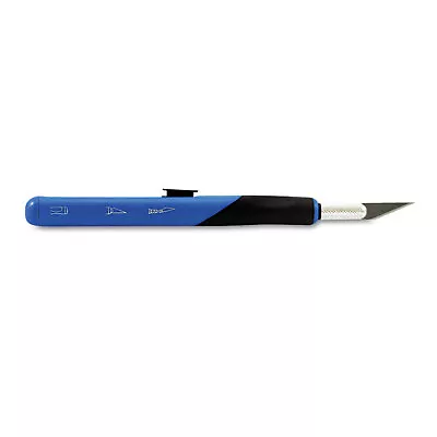 X-Acto Retract-A-Blade Knife #11 Blade 5.25  Plastic Handle Blue/Black X3204 • $28.05