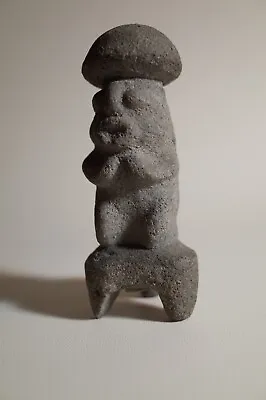 PreColumbian MesoAmerican Shamanic Mushroom Stone • $3600