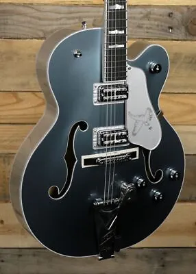 Gretsch Limited Edition G6136T-140 140th Double Platinum Falcon W/ String-Thru B • $3999.99