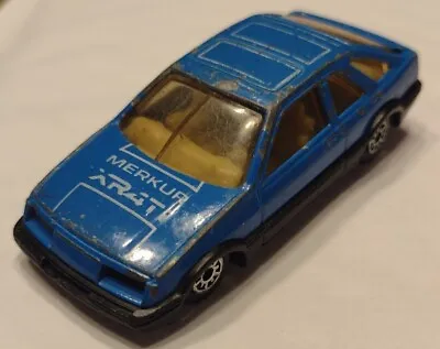 Vintage Blue 1:64 Scale Diecast MC Toys Ford Sierra Merkur XR4Ti Rare HTF 1985 ? • $7.99