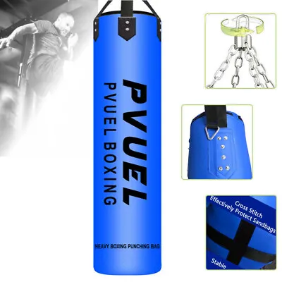 59  PU Heavy Boxing Punching Bag For Kickboxing MMA Workout Home GYM Training US • $32.99