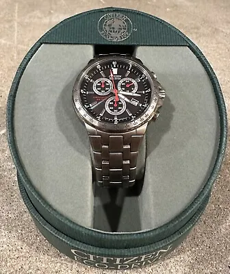 Men's Citizen Eco. Drive Titanium Watch Rare AT0400-57E • $99.99