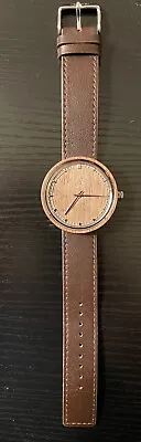 Vejrhoj Men's ARCH 01 Watch - Walnut Wood And Steel Danish Design Watch • $70