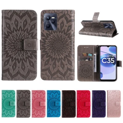 $13.08 • Buy Sunflowers Wallet Leather Flip Case Cover For Oppo A78 A98 A17 A57 A77 A96 A76