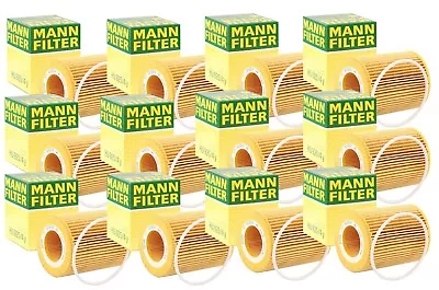 Mann Set Of 12 Engine Oil Filters For Land Rover LR2 Volvo S60 S80 XC70 XC90 V70 • $76.95