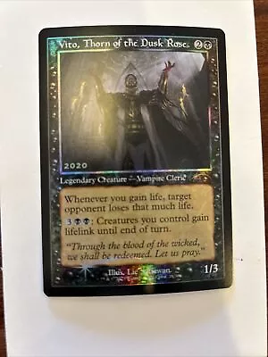 Magic The Gathering: MTG VITO THORN OF THE DUSK ROSE 30TH ANNIVERSARY FOIL PROMO • $4