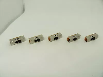 5x Pack Lot Small Slide Toggle Switch Slider 3 Positions 5 Pins 2P3T SS-23E03 G2 • $13.41