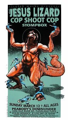 Derek Hess - 1995 - Jesus Lizard Poster • $239.95