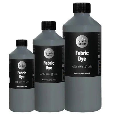 Grey Fabric Paint/Dye. For Clothes Upholstery Furniture Car Seats And More. • £9.95