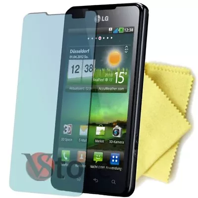 5 Film For LG Optimus 3D Max P720 Save Screen Protector Display Films • £2.42