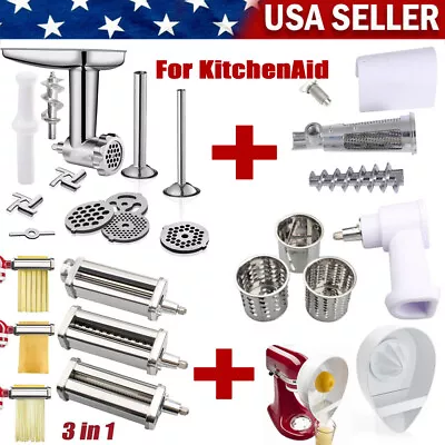 For KitchenAid Stand Mixer Meat Grinder Sausage Juicer Slicer Attachment USA • $29.99