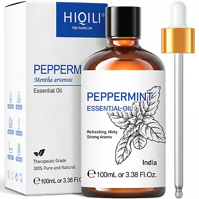 $19.90 • Buy 100ML Peppermint Essential Oil 100% Pure Natural Diffuser Therapeutic Mint Oil