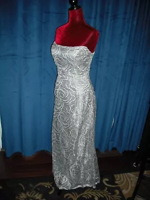 Marilyn Monroe Owned Worn 50's Silver Gown From Friend Sydney Guilaroff • $3149.55