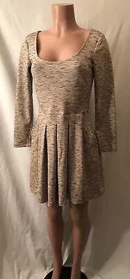 **Elegant Spiced Tan Moroccan Style Sweater Dress~Size Small** • $28
