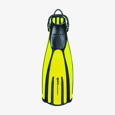 Mares Avanti Quattro + Yellow Dive Fins (410003SAS RYL) - Open Heel • $189.95