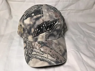 Mtn Dew Camo Trucker Hat Hunting Fishing Embroidered Mountain Dew -(Hat A) • $15.95