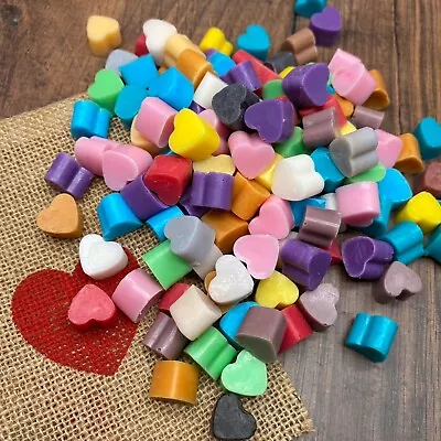 50 Mini Soap Hearts Handmade Wedding Gifts Favours Decoration Scented Fragrance • £4.99