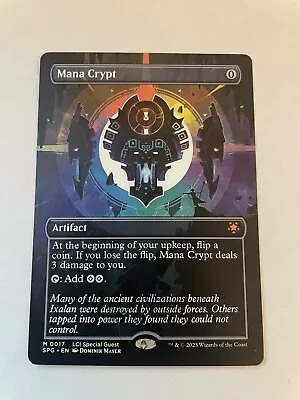 Mana Crypt (Borderless) - Mythic Rare • $180