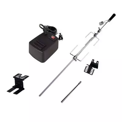 Dyna-Glo Universal Grills Rotisserie Kit W/ Brackets+Meat Forks+Motor+Spit Rod • $78.37