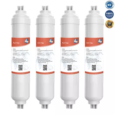 1-4 Pack 6-Stage RO Reverse Osmosis ALK Mineral Alkaline PH+ Inline Water Filter • $18.99