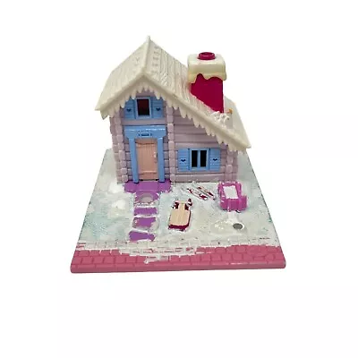 Bluebird Vintage 1993 Polly Pocket Winter Ski Lodge Chalet House Mini Playset • $24.88