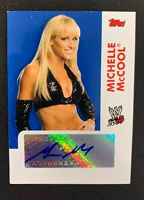 2009 Topps WWE Michelle McCool Authentic Autograph Auto Signed Wrestling Card • $239