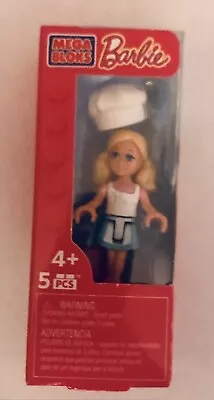 Mega Bloks Barbie Collectible Mini Figure Doll 2.25” Toy Blonde Baker Cook CHEF • $9.99