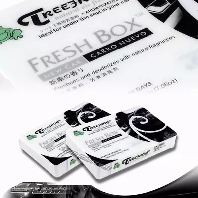 2 PACK TreeFrog Natural Xtreme Fresh Box Car Air Freshener JDM 6- New Car Scent • $17.99
