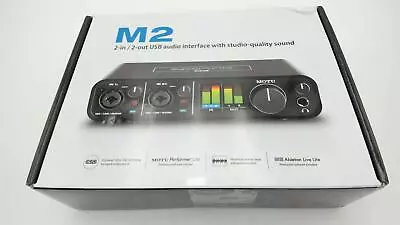 MOTU M2 2x2 USB-C Audio Interface • $169.99