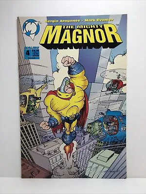 The Mighty Magnor #4 July 1993 Malibu Comics Sergio Aragones GROO Very Fine • $5.99