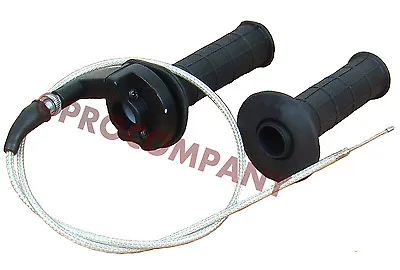 Honda XR50/70 CRF50 Bike Throttle Cable Twist Grip Set With Cable Grip Casing • $12.87