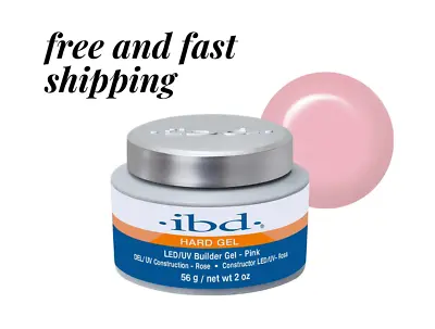 100% AUTHENTIC IBD LED/UV HARD BUILDER GEL Pink  56g / 2 Oz Free Shipping • $16.50