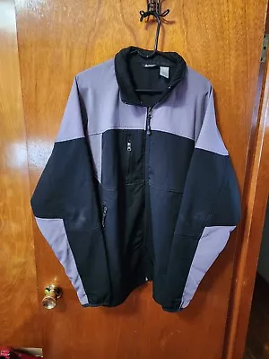 Men's XXL Snozu Gray And Black Full Zip Performance Jacket • $24.99
