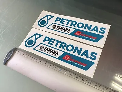 Petronas SRT Moto GP Racing Team Stickers / Decals X2 (150mm X 40mm) • $6.85