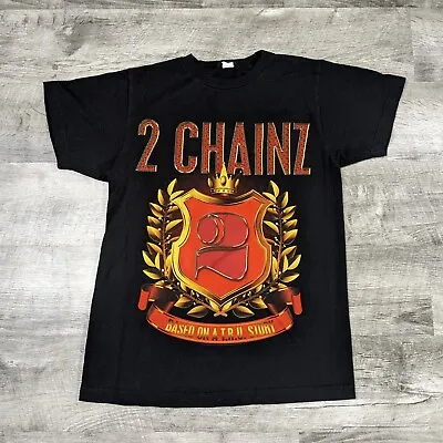 2 Chainz Tshirt Adult XS Black Based On A T.R.U. Story Graphic 2012 Hip Hop • $4.98