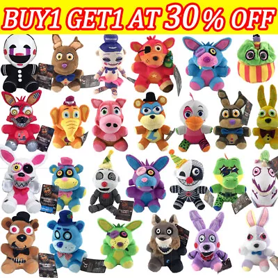 Five Nights At Freddy's FNAF Horror Game Kids Plushie Toys Plush Dolls Gifts • $15.26