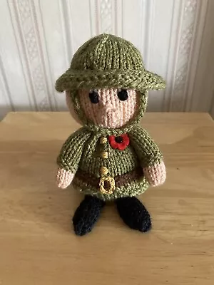 £9 • Buy Rememberance Soldier Hand Knitted Chocolate Orange Cover