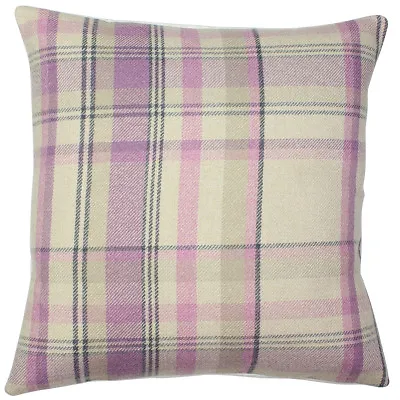 Balmoral Check Plaid Tweed Fryetts Fabric Country Cushion Cover • £11.99