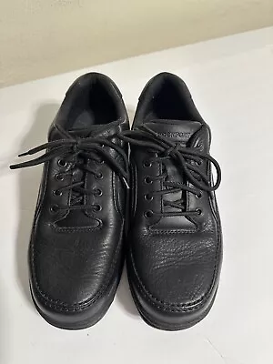 Rockport Mens Shoe US 11 M Black Work Walking Leather Upper APM72201M • $24.99
