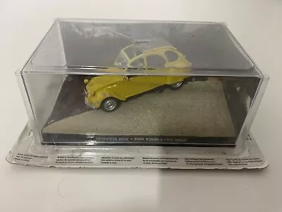 $14.66 • Buy James Bond Citroen 2CV For Your Eyes Only James Bond Car Collection Boxed New