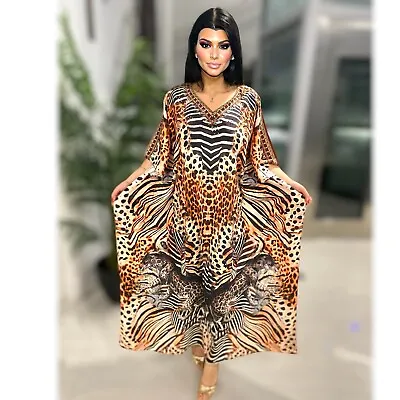 NEW Embellished Kaftans  O/Size12-14-16-18-20-22 Animal Print • $65