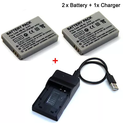 Battery / Charger For Canon IXY 1000 IS 2000 IS 3000 IS Power Shot S100 V S110 • $20.99