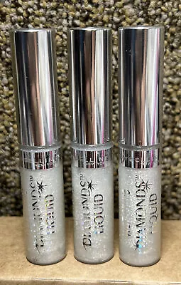 3 Maybelline Wet Shine Diamonds Liquid Lipcolor Lip Gloss~ Clear Cut Diamonds • $24.99