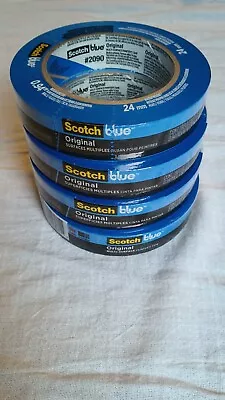 3M Scotch Blue Painters Masking Tape 1 In X 60 Yd Multi-Surface LOT Of X4 • $14.99