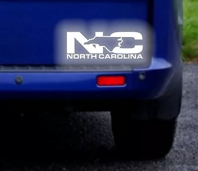 North Carolina NC USA State Reflective Sticker Decal • $5.99