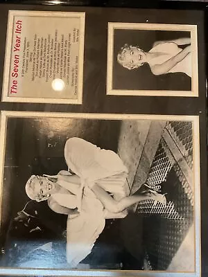 Marilyn Monroe “The Seven Year Itch” Framed And Matted Photo Display • $50