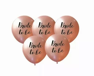 Bride To Be Rose Gold Balloons Hen's Party Bachelorette Favours Decoration • $10.95