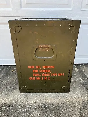 Vintage Military Transport And Storage Case MF-1 Small Parts Organizer • $132.50